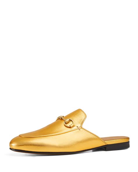 gucci princetown horsebit mule gold|Gucci princetown mule outfits.